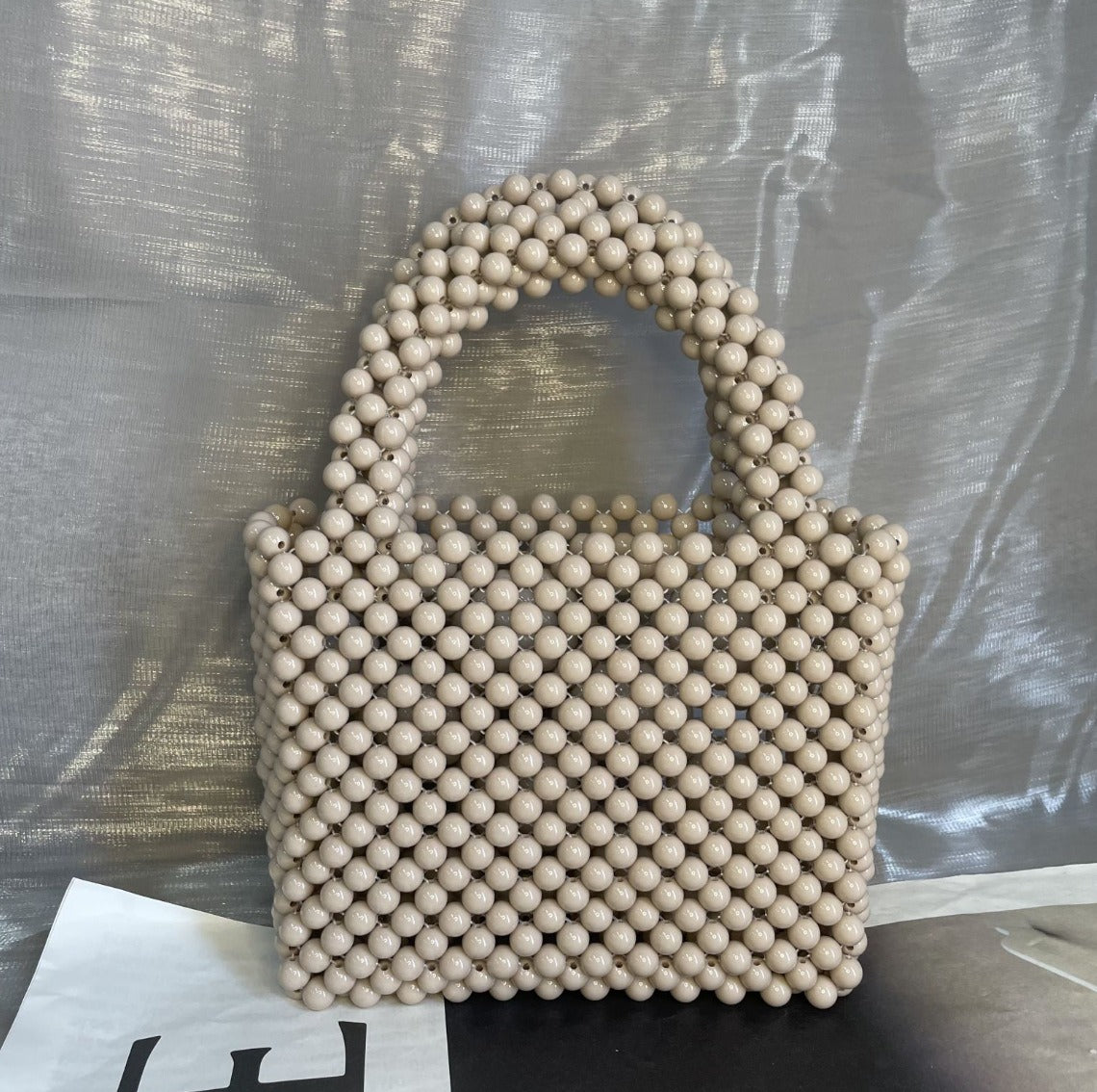 beaded handbag