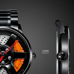 NIBOSI Wheel Rim Mens Watches Top Brand Luxury Sport Car Watch Men Fashion Waterproof Men's Quartz Wristwatch Relogio Masculino