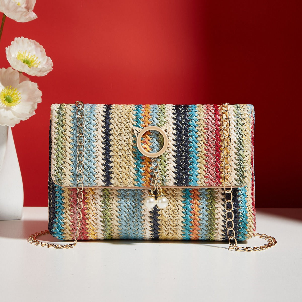 straw square bag