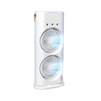 Rechargeable Portable Mini Fan with Spray Cooling – Desktop/ Room Use, Ventilation & LED Light