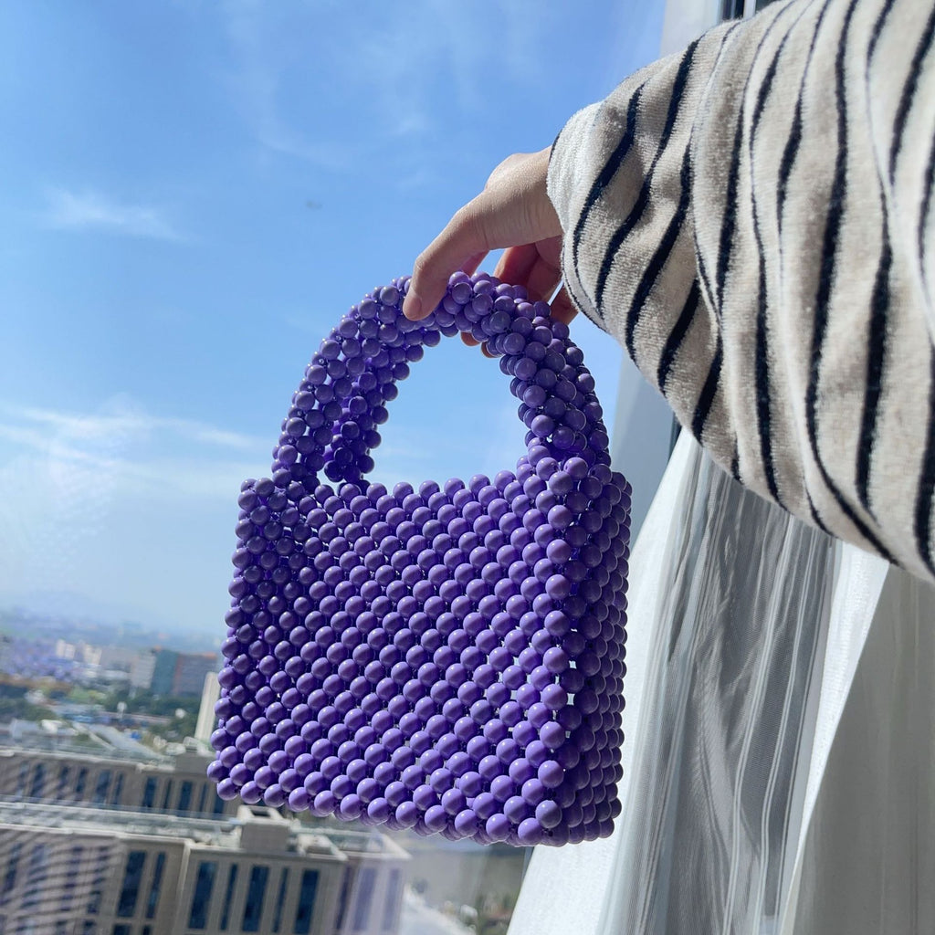 beaded handbag
