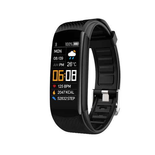 C5S sports health monitoring bracelet in black