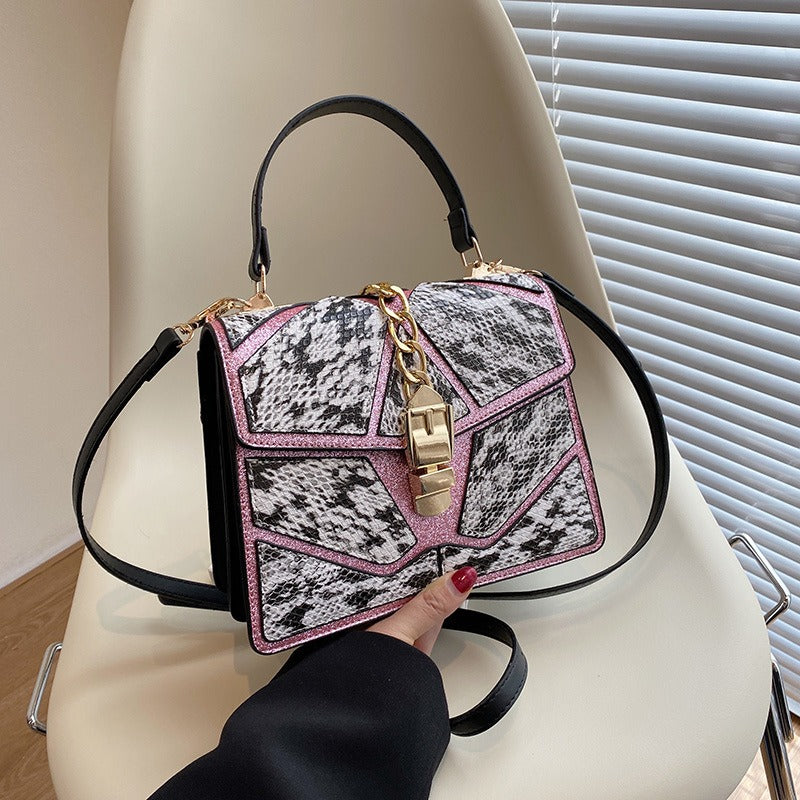 color block square bag
