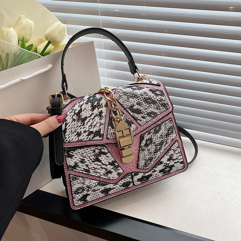 color block square bag