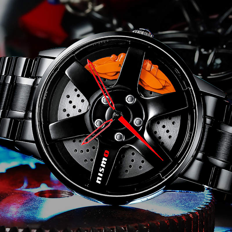NIBOSI Wheel Rim Mens Watches Top Brand Luxury Sport Car Watch Men Fashion Waterproof Men's Quartz Wristwatch Relogio Masculino