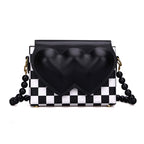 peach heart shoulder bag