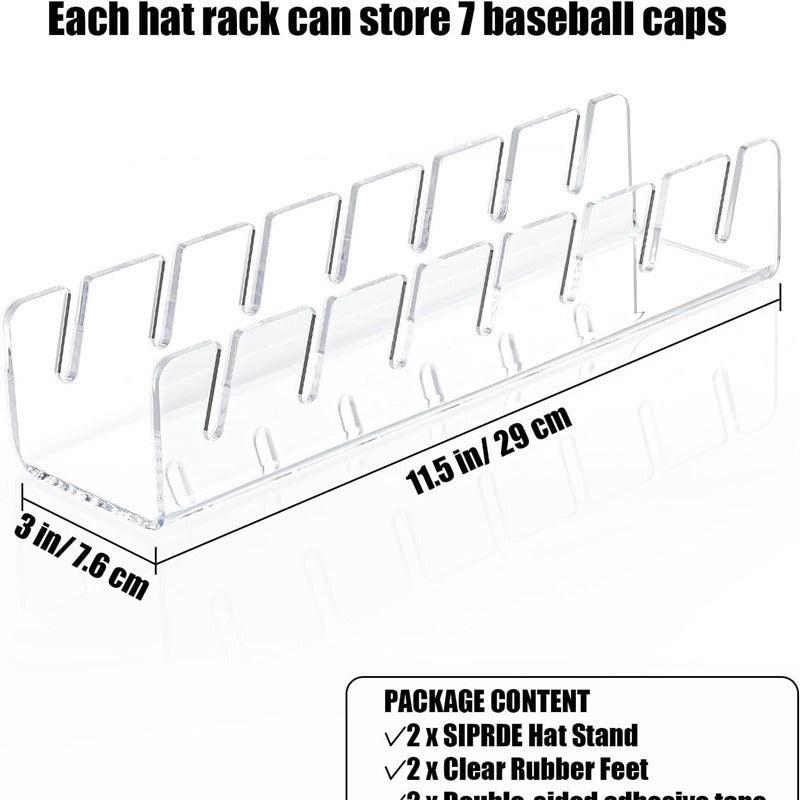 acrylic hat rack
