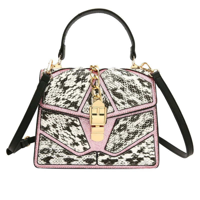color block square bag