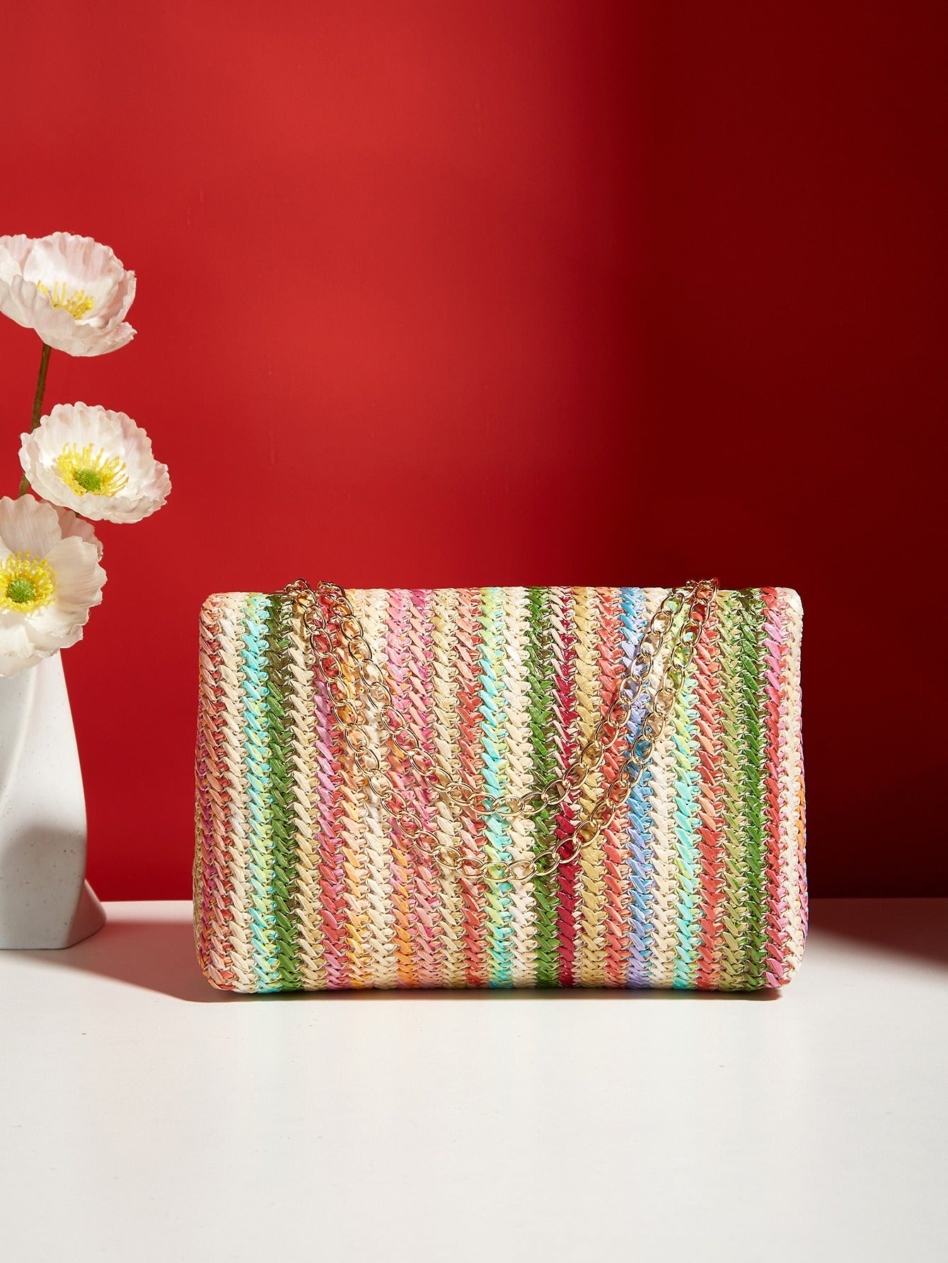 straw square bag