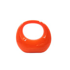 crescent acrylic clutch