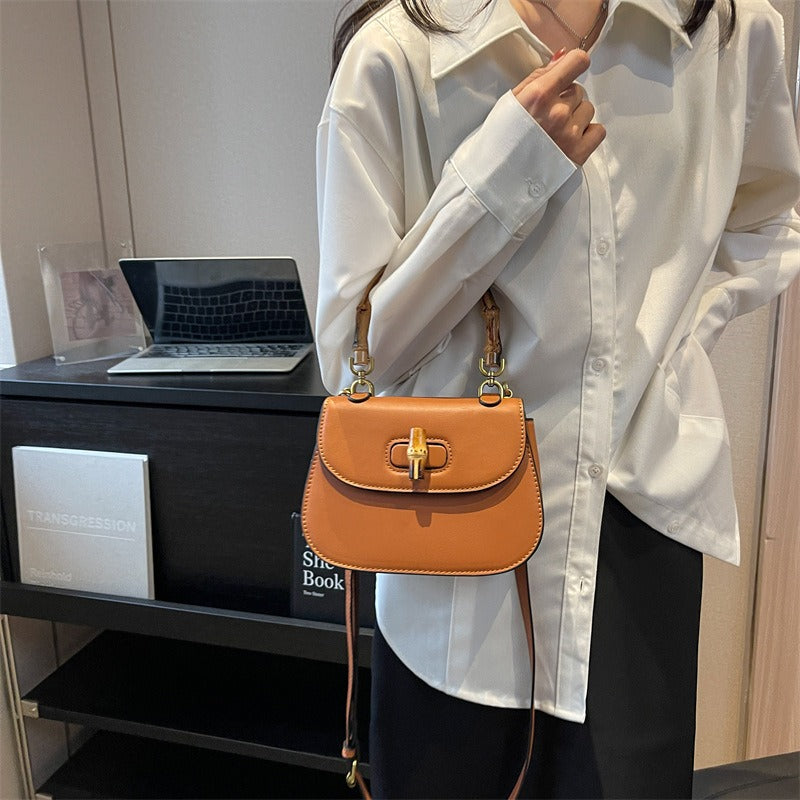 bamboo handheld saddle bag
