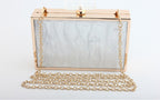 perfume bottle clutch bag