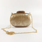 oval acrylic clutch bag