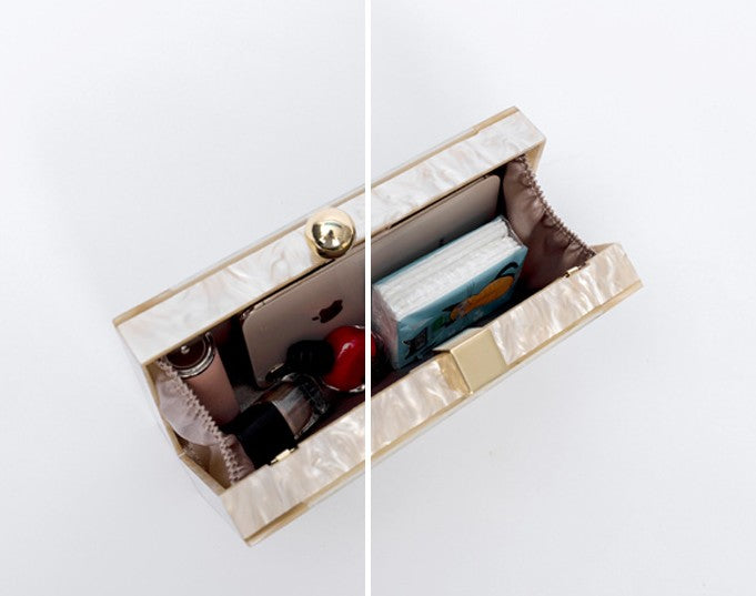  Ice Crackle Acrylic Box Bag