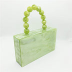 Apple Green Acrylic Dinner Bag
