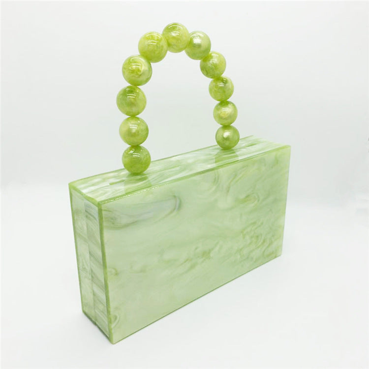 Apple Green Acrylic Dinner Bag