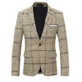 Men's Plaid Suit Jacket