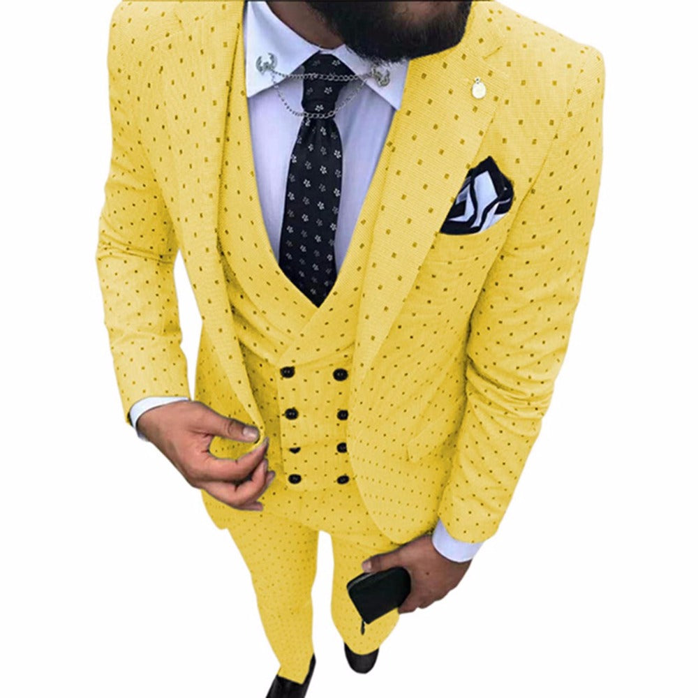  Men's Three-Piece Suit