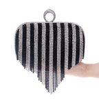 Rhinestone Ring Clutch Bag