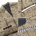 Men's Plaid Suit Jacket