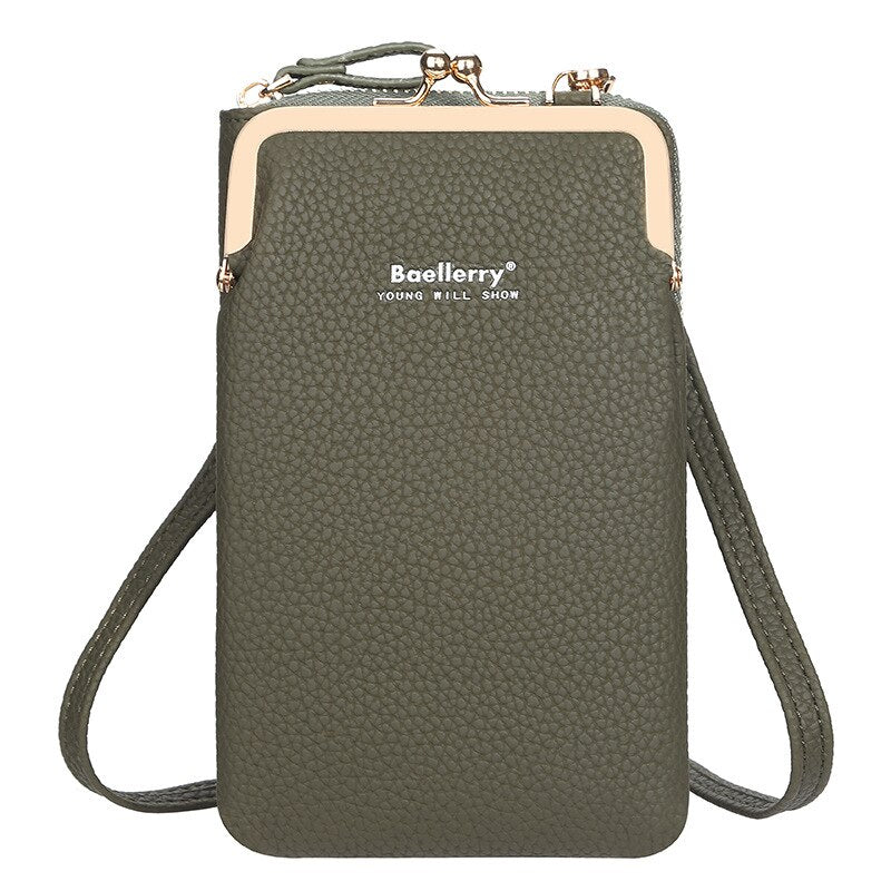 Women's Small Shoulder Bag with Phone Pocket