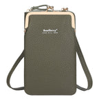 Women's Small Shoulder Bag with Phone Pocket