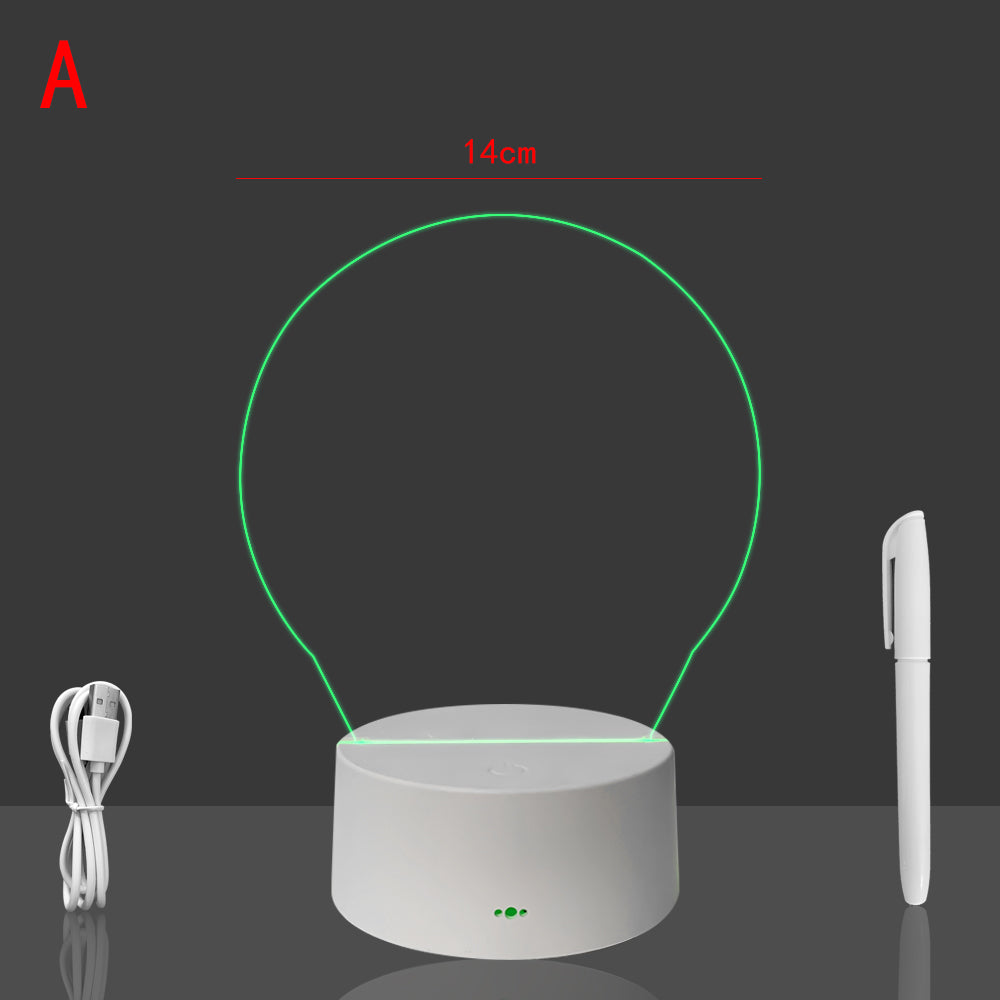 LED note board night light
