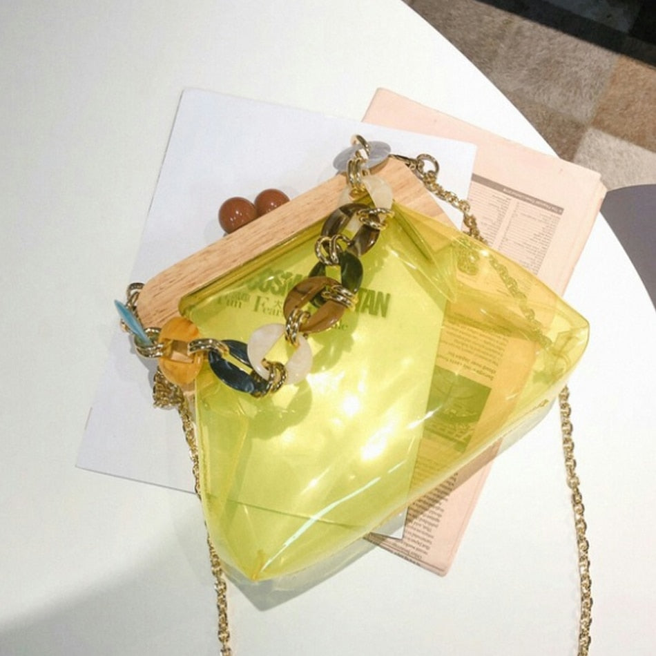 Ice Cream Color Chain Shoulder Bag