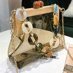 Ice Cream Color Chain Shoulder Bag