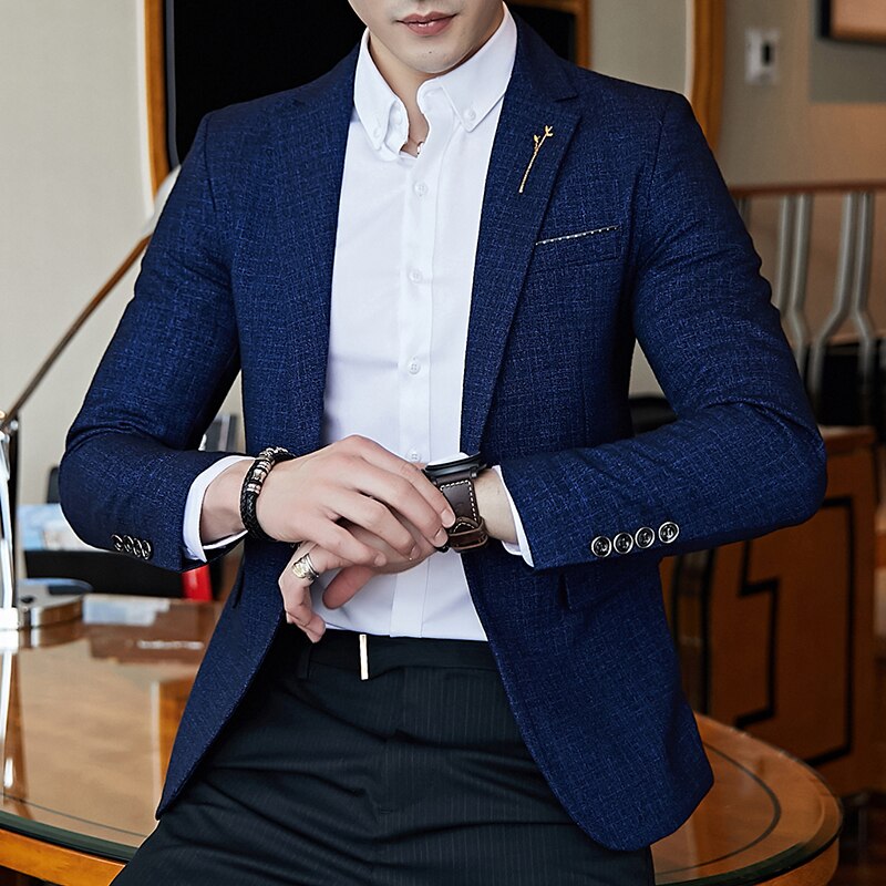 Fashionable Men's Polyester Coat
