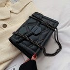 rivet chain crossbody bag