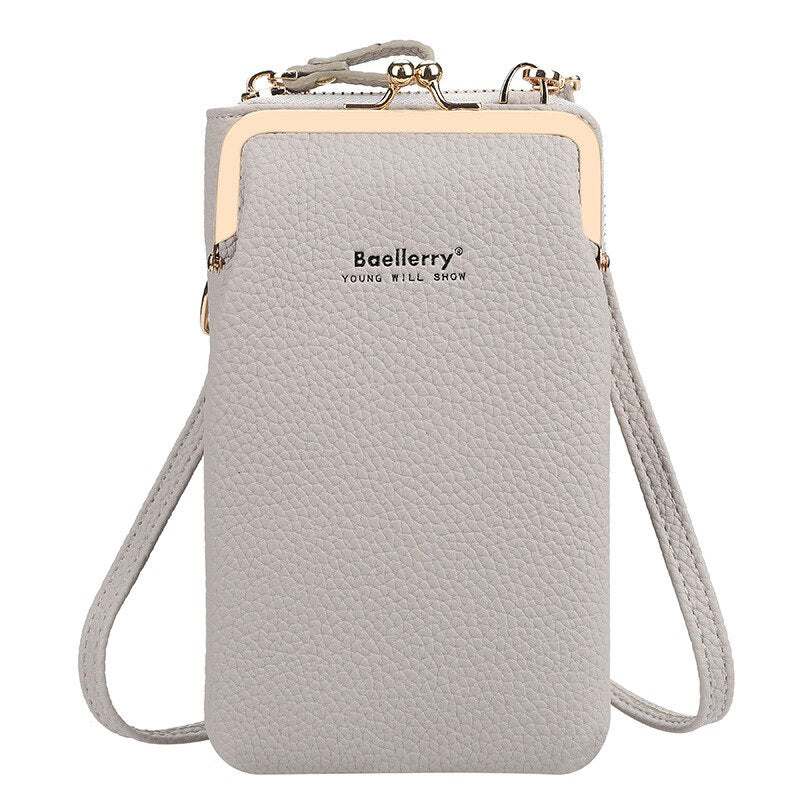 Women's Small Shoulder Bag with Phone Pocket