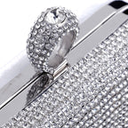 Rhinestone Ring Clutch Bag
