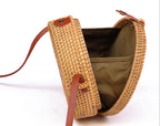 Round Rattan Bag