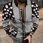 3D patchwork print jacket