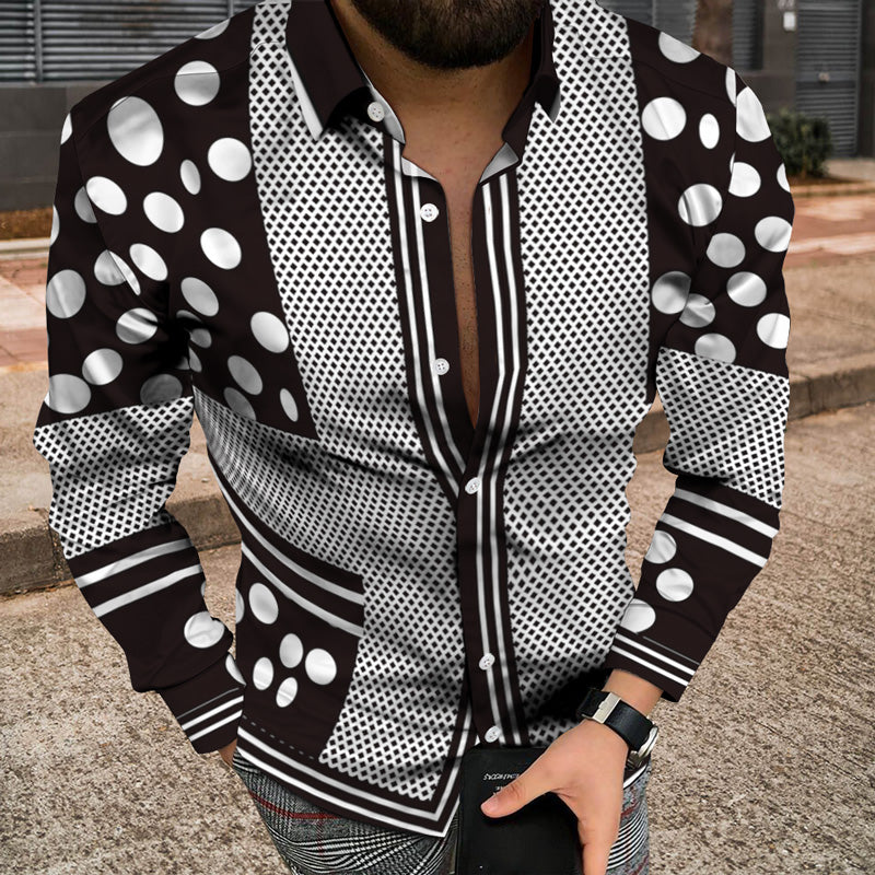 3D patchwork print jacket
