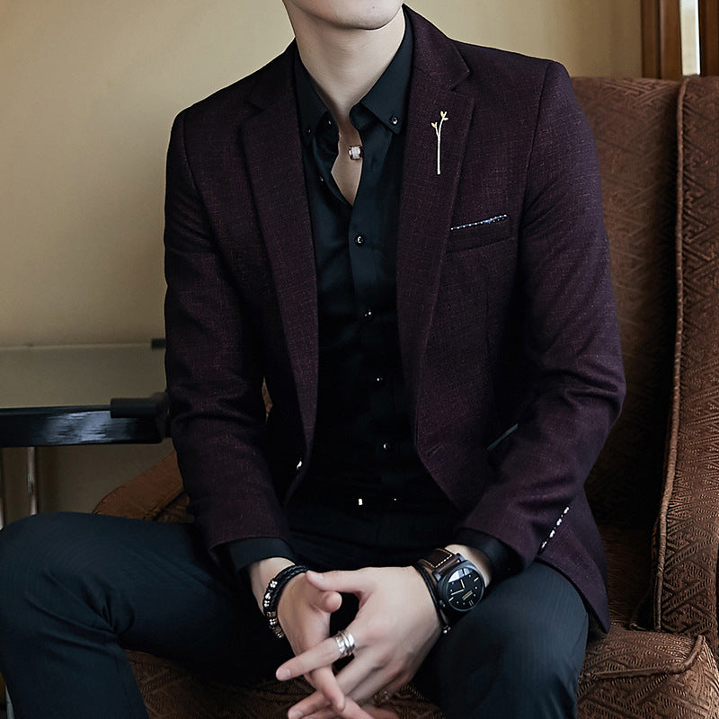 Fashionable Men's Polyester Coat