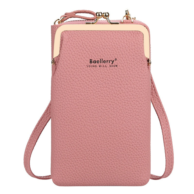 Women's Small Shoulder Bag with Phone Pocket