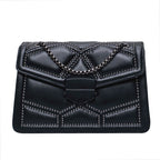 rivet chain crossbody bag