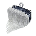 Rhinestone Ring Clutch Bag