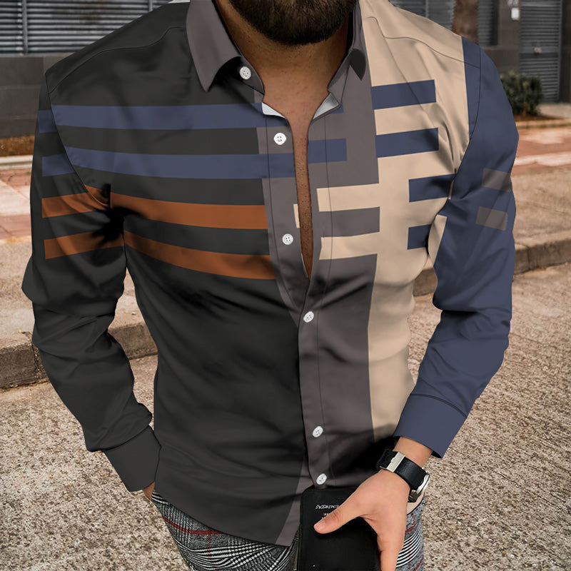 3D patchwork print jacket