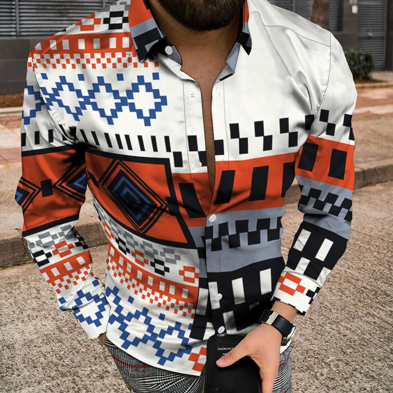 3D patchwork print jacket
