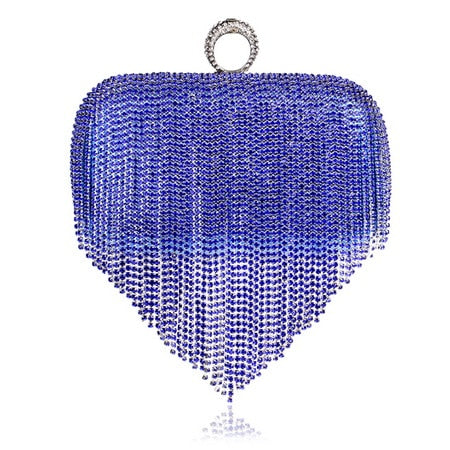 Rhinestone Ring Clutch Bag