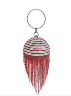 : Pearl Beaded Clutch Bag