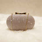 Golden Bridal Clutch Bag
