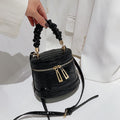 Crocodile Pattern Bucket Bag