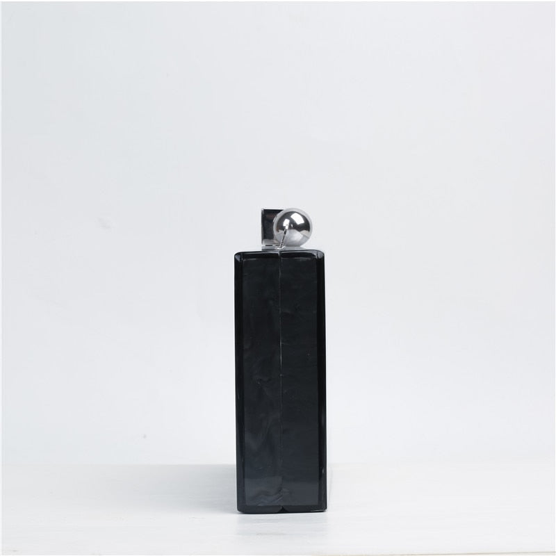 Acrylic Marble Clutch Bag
