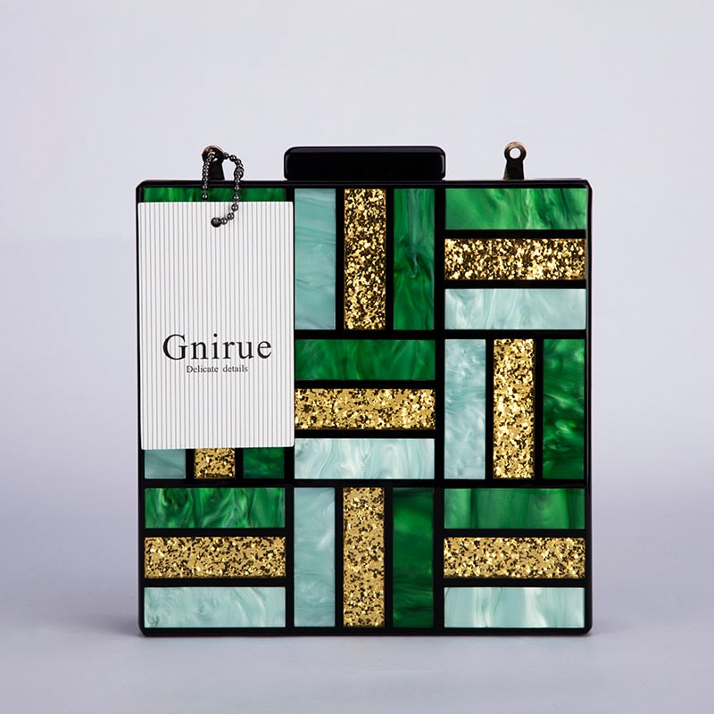 Luxury Acrylic Evening Clutch Bag