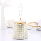 Pearl Bucket Evening Bag