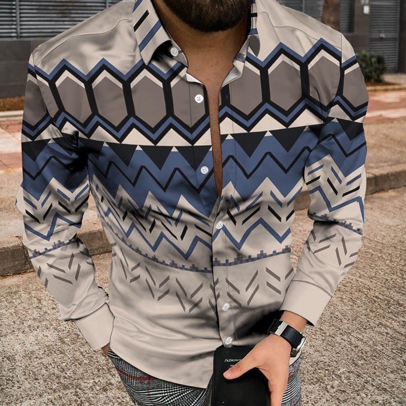 3D patchwork print jacket